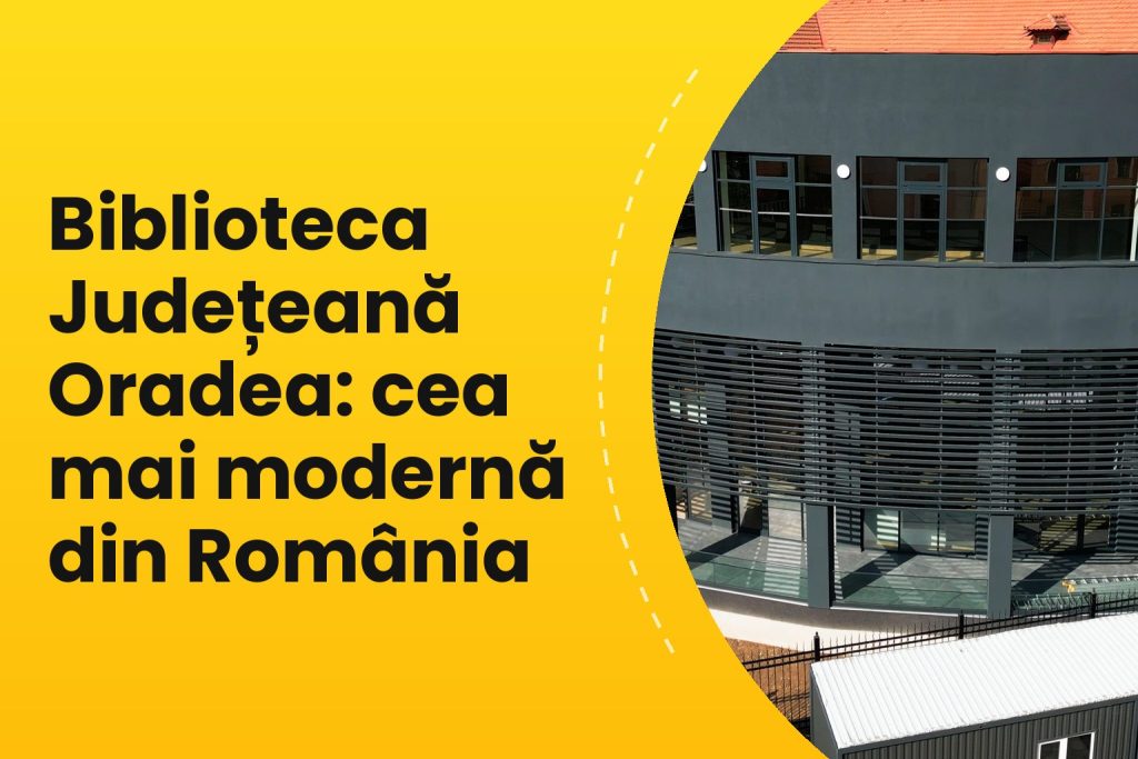 Biblioteca Județeană Gheorghe Șincai din Oradea după modernizare, consolidare structurală Prorezis Studio