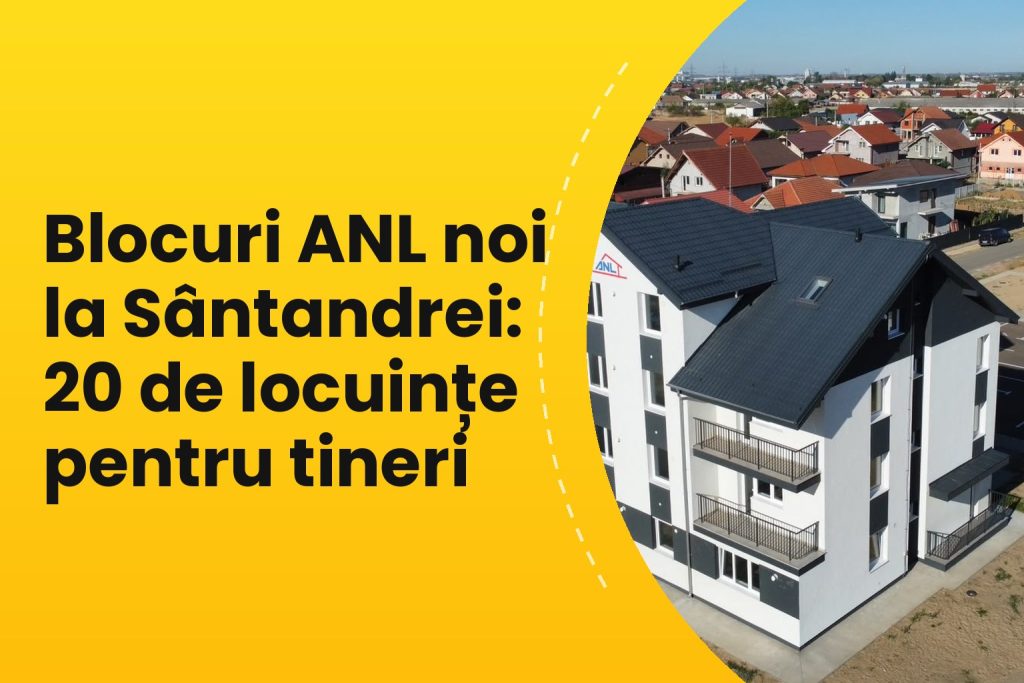 Blocurile ANL noi din Sântandrei, P+2E+M, cu structura de rezistență proiectată de Prorezis Studio